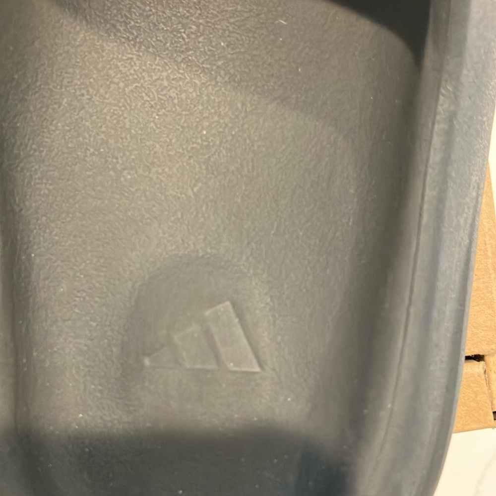 adidas Black Slippers with Comfortable Flat Sole and Minimalist Design - Picture 9 of 10